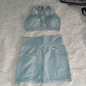 Gymshark Vital Seamless Sports Bra and Shorts Set